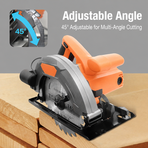 7-inch Household Circular Saw for Cutting 220V High-power Wood Portable Handheld With European Plug PICUSQGJ01 High-Power Cuttin - Product Image 3