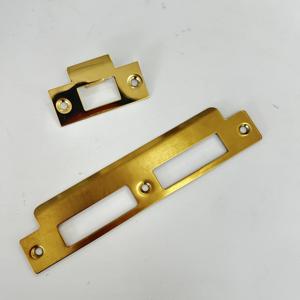 Plaque de gâche de porte en acier inoxydable 201 avec loquet pêne dormant matériel d'estampage personnalisé pour cadre de porte <span class=keywords><strong>et</strong></span> montant - Product Image 6