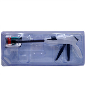 Instrumento Veterinario OSCAT, <span class=keywords><strong>Grapadora</strong></span> Quirúrgica Desechable con Cuchilla Curva para Cirugía del Tracto Digestivo Animal, Cierre Quirúrgico, Clínica Veterinaria - Product Image 3