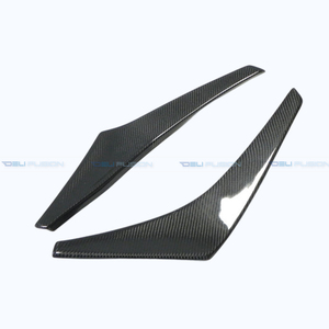 Alerones Delanteros de Fibra de Carbono Estilo VRS para Mitsubishi Lancer Evolution EVO 8 VT9A 2003-2005, Divisores para Parachoques, Kit de Carrocería - Product Image 4
