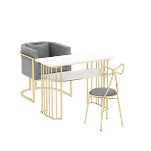 Mesa y Silla de Manicura Modernas y Minimalistas, Individuales y Dobles — Muebles Profesionales para Salón de Uñas, Spa y Estudio - Product Image 4