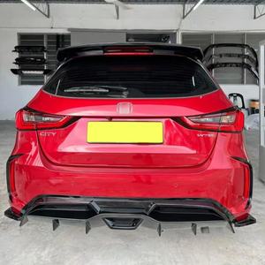 Kit de carrosserie de pare-chocs arrière de voiture Welta, ABS+PP plastique, fixation par boulons, ajustement parfait à 100%, spoiler, protection de pare-chocs, couvre-jupe pour City - Product Image 4