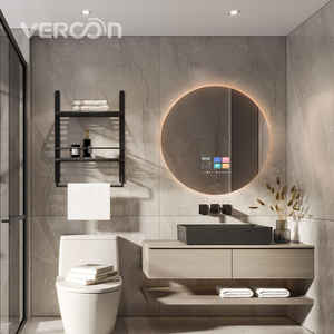 Dernier Miroir de Maquillage Intelligent Vercon LED réglable Haut-parleur Bluetooth Android Spotify Toutes <span class=keywords><strong>les</strong></span> Fonctionnalités - Product Image 5
