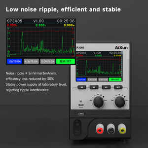 ספק כוח <span class=keywords><strong>DC</strong></span> מתוכנת Aixun SP3005 מווסת לתיקון טלפונים ניידים - Product Image 3