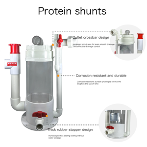 مقشدة البروتين عالية الكفاءة ، غرفة شفافة لإدارة جودة المياه البصرية في خزانات/أحواض السمك للمأكولات البحرية - Product Image 3