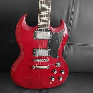 Série <span class=keywords><strong>Muse</strong></span> de <span class=keywords><strong>guitare</strong></span> électrique d'entrée de gamme professionnelle SG pour la pratique et la performance en solo à un prix économique - Product Image 3