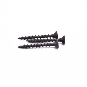 GB/<span class=keywords><strong>T</strong></span> 14210 en acier <span class=keywords><strong>au</strong></span> carbone oxyde noir vis de cloison sèche de fil grossier - Product Image 1