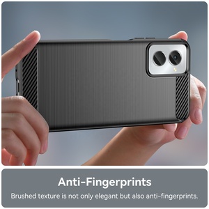 Funda de fibra de carbono para Motorola G72 G62 <span class=keywords><strong>G52</strong></span> G82 G71S G42 G32 G22 E32 G 5G 2023 Edge 30 Pro Plus E22 2022, funda de teléfono de TPU cepillada - Product Image 6