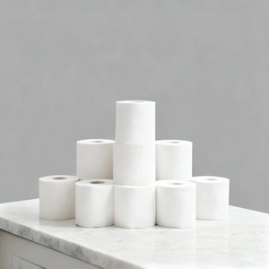 ورق تواليت بالجملة 100% من لب الخيزران الطبيعي، 2/3/4 طبقات، صديق للبيئة، فائق النعومة، مع إمكانية طباعة شعار مخصص، منتج Xingmin - Product Image 2