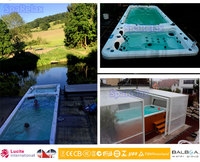Promotion : Spa de nage en acrylique 6 personnes avec jacuzzi, spa extérieur, spa de jardin, spa de nage en conteneur