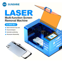 Machine de démontage d'écran laser SUNSHINE SS-890B MINI pour démonter les supports d'écran de téléphone et les coques arrière en verre