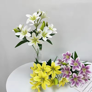 Ramo de Rosas Artificiales Pequeñas de Alta Calidad, Material de Tela, Decoración para Bodas y Hoteles, Ecológico, para Interiores y Exteriores - Product Image 3