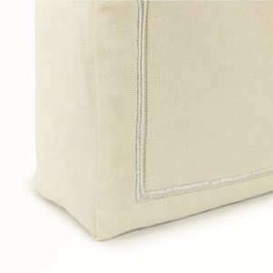 Tùy chỉnh tái sử dụng mua sắm bông Tote Túi cá nhân trống Túi Vải công suất lớn mạnh mẽ bền Túi mua sắm - Product Image 3