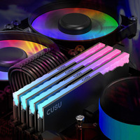 Mémoire RAM RGB CUSU DDR4 8Gbx2 16Gbx2 3200Mhz 3600Mhz DDR4 1.35V Dual Channel UDIMM pour ordinateur de bureau