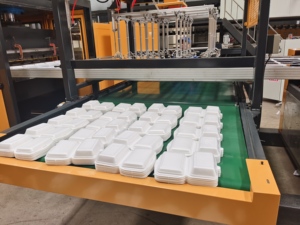 Línea de Producción de Máquinas de Moldeo para Contenedores de Alimentos, Platos, Vasos y Cajas de Almuerzo de Espuma PS/EPS Desechables para Llevar - Product Image 1