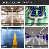 Peinture époxy pour sols, résistante à l'usure, antidérapante, imperméable, facile à nettoyer, pour garage, usine, atelier, béton