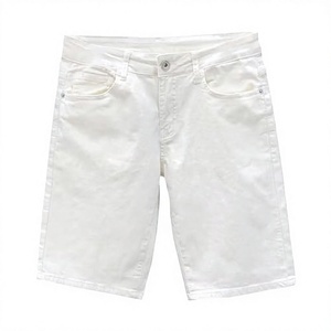 Stock <b>Mens</b> Straight Leg Denim <b>Shorts</b> Mid Waist <b>Woven</b> Jeans Breathable Casual Outdoor Cargo Summer Custom Logo Streetwear Pants - Product Image 3