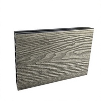 Panneau mural extérieur en WPC, revêtement composite bois-plastique, imperméable, résistant à l'humidité, écologique, design contemporain