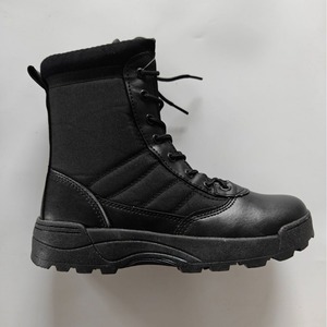 En Stock impermeable resistente al desgaste de los hombres del desierto deporte alto zapatos de goma senderismo entrenamiento al aire libre combate escalada botas tácticas - Product Image 5