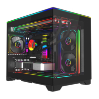 Boîtier PC de jeu ATX Mid Tower avec panneau en verre trempé amovible, bande RGB, blanc, pour ordinateur de bureau, refroidissement du processeur