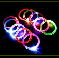 Bracelets lumineux LED, bracelets clignotants, bracelets colorés pour fêtes, pour enfants et adultes, anniversaires, Halloween, Noël