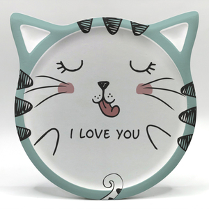 Ivy Gift Cute Custom Printed Cat Shape Posavasos Sublimación en blanco Posavasos <span class=keywords><strong>de</strong></span> cerámica con parte posterior <span class=keywords><strong>de</strong></span> <span class=keywords><strong>corcho</strong></span> - Product Image 4