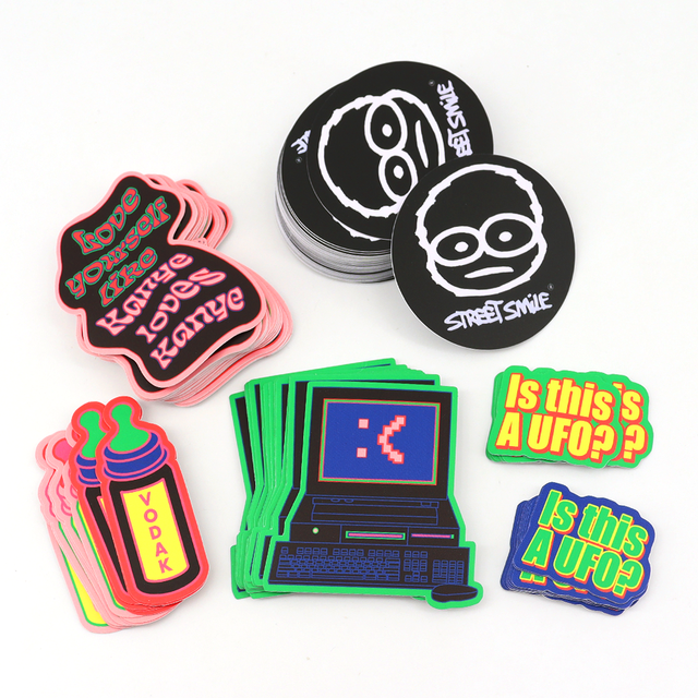 BOYUE Digital Printing Weather Proof Vivid Colors Beauty Die Cut Sticker