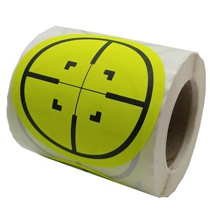 Autocollants de cible de tir à croix de 3 pouces, points fluorescents ronds pour une calibration rapide de la visée, directement de l'usine - Product Image 1