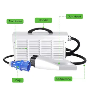 Caricabatteria portatile 7kw dc stazione di ricarica rapida GB/T dc ev caricabatteria mobile per pile di ricarica