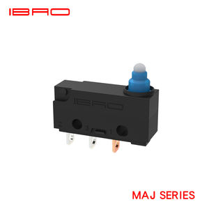 Micro-interrupteur étanche IBAO série <span class=keywords><strong>MAJ</strong></span> OEM noir Spdt 16A 24Vdc 5E4 T125 Kw3 oz Micro-interrupteur - Product Image 2