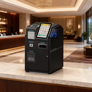 Kiosque de paiement en espèces multifonctionnel de 10,1 pouces avec lecteur de <span class=keywords><strong>code</strong></span> QR, accepteur de pièces, caisse enregistreuse - Product Image 3