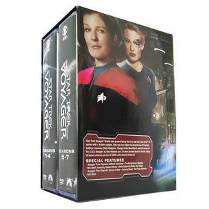 <span class=keywords><strong>Star</strong></span> <span class=keywords><strong>Trek</strong></span> Voyager la série complète 47 disques usine en gros DVD films séries télévisées dessin animé région 1/région 2 DVD livraison gratuite - Product Image 1