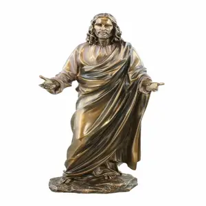 Bronze estátua virgem religiosa católica com LOGOTIPO/forma/tamanho/embalagem personalizado Aceitável