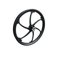 Velg Roda Sepeda 20 Inch E-Bike Rem Cakram Belakang Bahan Magnesium Alloy Berkualitas Tinggi