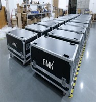 Enceinte passive en bois à 3 voies GMK Pro Audio pour extérieur, ligne de sonorisation, impédance 8 ohms, étanche, 900 W, modèle J8-G