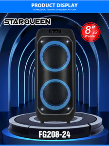 Altavoz Bluetooth Portátil Tribit con Luces LED, Resistente al Agua, Doble Woofer de 8 Pulgadas, con Micrófono, Ideal para DJ, FM, Audio, en PROMOCIÓN - Product Image 2