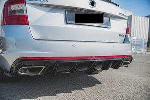 Nouveau diffuseur de pare-chocs arrière <span class=keywords><strong>RS</strong></span> avec kit carrosserie d'échappement pour <span class=keywords><strong>Skoda</strong></span> <span class=keywords><strong>Octavia</strong></span> MK3 3.5 Break Berline 2013 2020 <span class=keywords><strong>2018</strong></span> 2019 Accessoire de tuning Pièces automobiles - Product Image 3