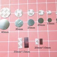Lidschatten-Palette Metall-Aufkleber 32mm Silber, Folienaufkleber für Magnetische Make-up-Palette
