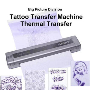 Impresora Inalámbrica de Plantillas para Tatuajes, Copiadora Térmica de Plástico, Máquina de Transferencia para Estudio de Tatuajes - Product Image 5