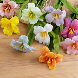 Tulipe artificielle CallaFloral à branche unique, peinte, pour décoration intérieure MW08085 - Product Image 1