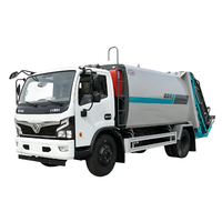 Camion per la Raccolta Rifiuti Composti da 8 Metri Cubi con Caricamento Posteriore Dongfeng Forland per Uso Comunale