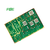 Fabricant d'assemblages de circuits imprimés haute fréquence HDI, matériau Rogers, surface ENIG or, vias aveugles enterrés, interconnexion haute densité, OEM