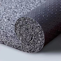 Tapis de sol Boucle de fil Matériau de bobine dessinée en plastique Rouleau complet Épaissi Fond de clou dense Tapis de sol en PVC Tapis de sol imperméables