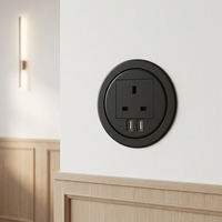 Multiprise encastrable pour canapé et bureau avec chargeur USB pour mobilier domestique