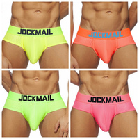 JOCKMAIL Sous-vêtements de mode pour hommes : Boxers de sport taille basse, Jockstraps respirants en maille, Shorts string Sissy, Strings pour homme