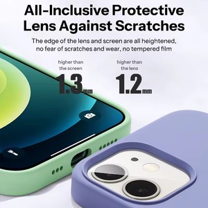 Nuova custodia per telefono in <span class=keywords><strong>Silicone</strong></span> liquido per <span class=keywords><strong>Apple</strong></span> <span class=keywords><strong>iPhone</strong></span> 16 13 14 <span class=keywords><strong>11</strong></span> 12 15 Pro Max Plus X XR XS 7 8 custodie per paraurti antiurto - Product Image 6