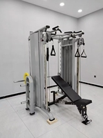 Equipo de gimnasio para el hogar/comercial, estante de potencia multifuncional, máquina Smith para ejercicios de fitness de piernas, levantamiento de pesas