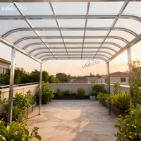 Toldo de Aluminio Manual de Primera Calidad para Tiendas, Protección UV, Techo con Garantía de 10 Años, Protección de Lujo contra la Lluvia para Comercios