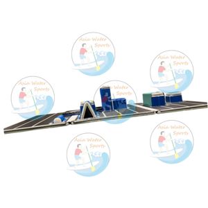 Circuito <span class=keywords><strong>de</strong></span> Parkour Inflable <span class=keywords><strong>de</strong></span> Grado <span class=keywords><strong>Profesional</strong></span> - Obstáculo <span class=keywords><strong>de</strong></span> Aire Antideslizante para Entrenamiento en Gimnasio y Competiciones Ninja al Aire Libre - Product Image 6