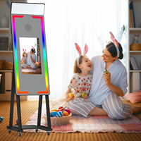 Photo Booth Cetak Instan 70-inci Mendukung iPad, Printer SLR, Kamera, Dilengkapi Wi-Fi/Bluetooth, Garansi 2 Tahun, Model Terlaris